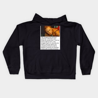 Kylie Minogue and Madame Tussauds - Unexpected Humor Meme Kids Hoodie